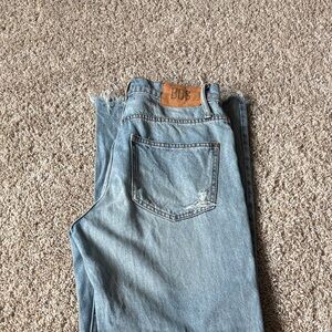 Distressed Light Blue UO cowboy Jeans